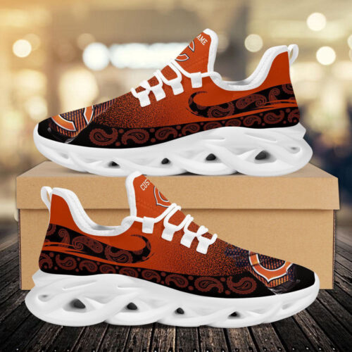 Chicago Bears Custom Name Sport Max Soul Sneaker Shoes For Fans   For Men Women