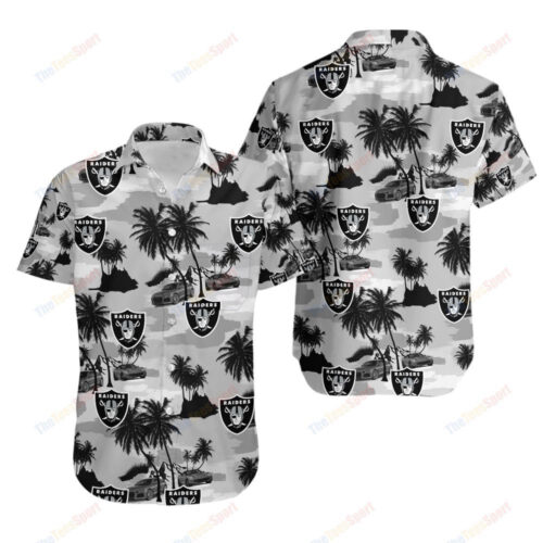 Nfl Hawaiian Shirt Oakland Raiders Coconut  For Men And Women