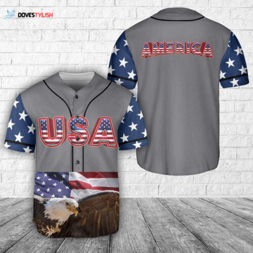 American Eagle Baseball Jersey Gift: Show Your Patriotism on the Field!