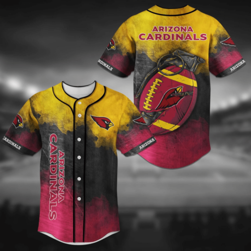 Arizona Cardinals NFL Baseball Jersey Shirt Grenade  For Men Women