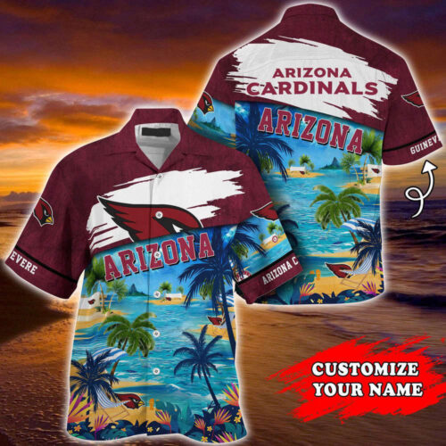 Arizona Cardinals NFL-Customized Summer Hawaii Shirt For Sports Fans