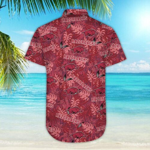 Arkansas Razorbacks Hawaiian Aloha Shirt   For Men And Women