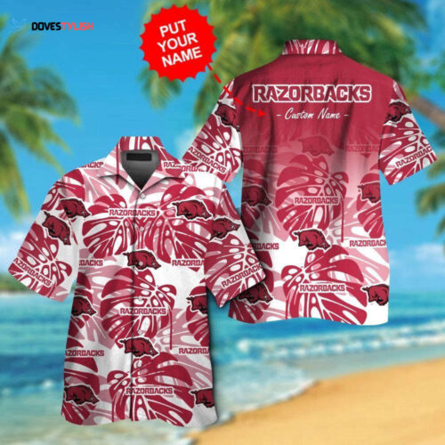 Arkansas Razorbacks And Yoda Hawaii Shirt Summer Button Up Shirt For Men Women
