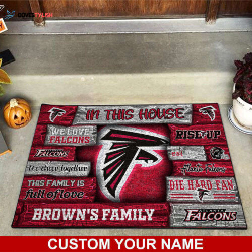 Atlanta Falcons NFL, Custom Doormat For Couples This Year