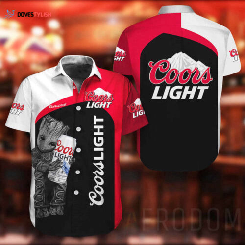 Coors Light Beer Tropical Flower Hawaiian Shirt For Men And Women