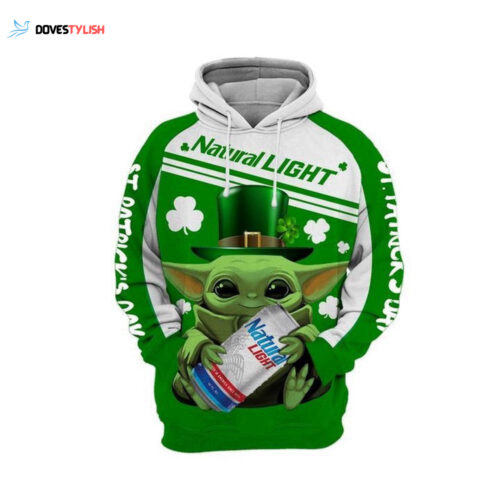Baby Yoda Natural Light 3D All Over Print Hoodie For Men And Women