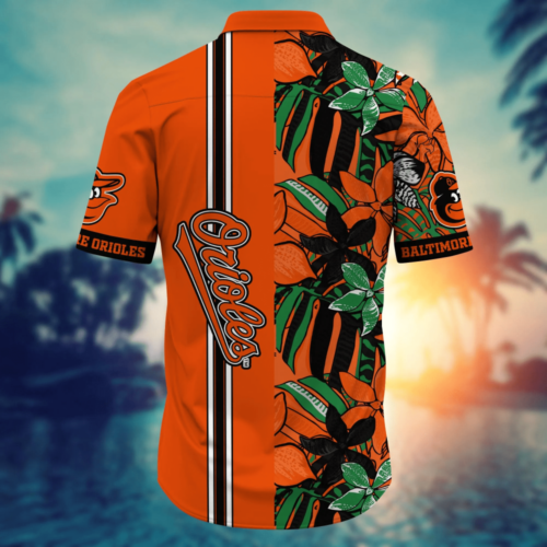 Baltimore Orioles MLB Flower Hawaii Shirt   For Fans, Summer Football Shirts
