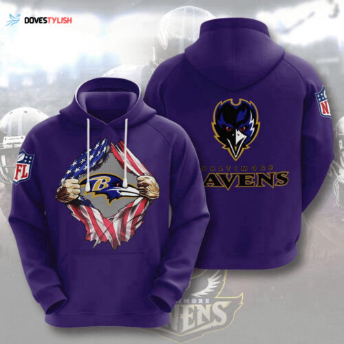 Baltimore Ravens  3D Hoodie, Best Gift For Men And Women