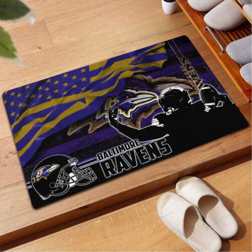Baltimore Ravens Doormat, Gift For Home Decor