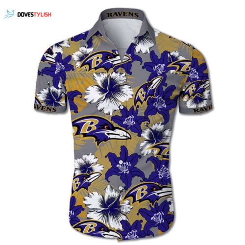 Baltimore Ravens Punisher Skull Customized Hawaiian Shirt, Best Gift For Men And Women