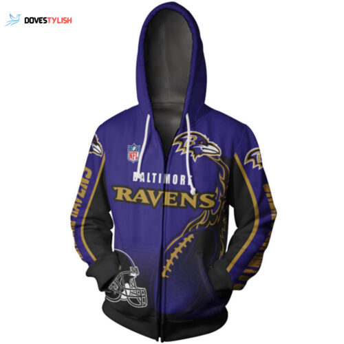 Baltimore Ravens NFL   3D Hoodie, Best Gift For Men And Women