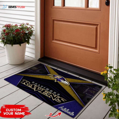 Baltimore Ravens NFL, Custom Doormat For Sports Enthusiast This Year