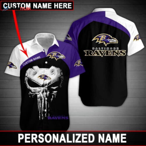 Baltimore Ravens Floral Hawaiian Shirt, Best Gift For Men And Women