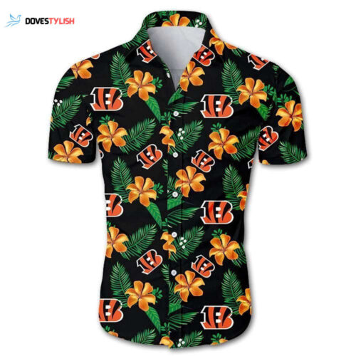 Beach Shirt Cincinnati Bengals Hawaiian Shirt Floral Button Up Slim Fit Body For Men And Women