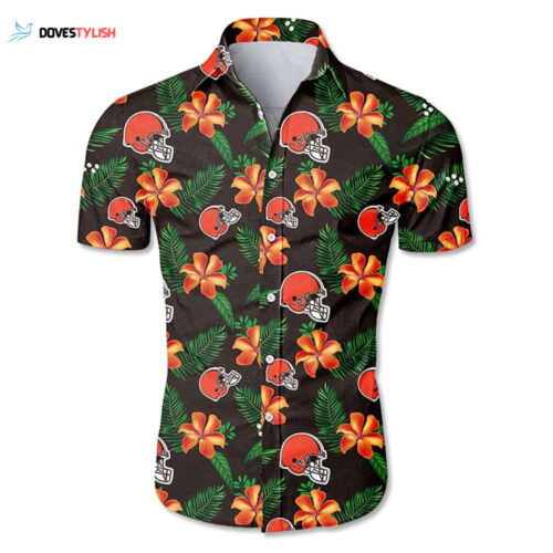 Beach Shirt Cleveland Browns Hawaiian Shirt Short Sleeve For Summer