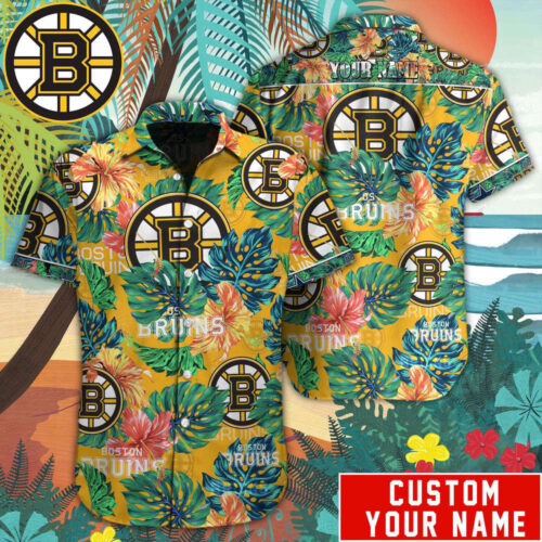 Boston Bruins NHL-  Hawaiian Shirt, Gift For Men And Women