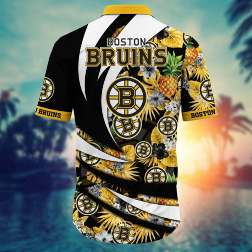 Boston Bruins NHL Flower Hawaii Shirt And Tshirt For Fans, Summer Football Shirts