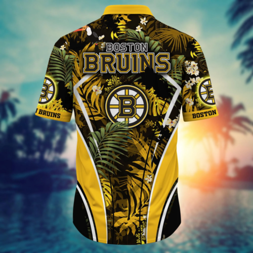 Boston Bruins NHL Flower Hawaii Shirt  For Fans, Summer Football Shirts