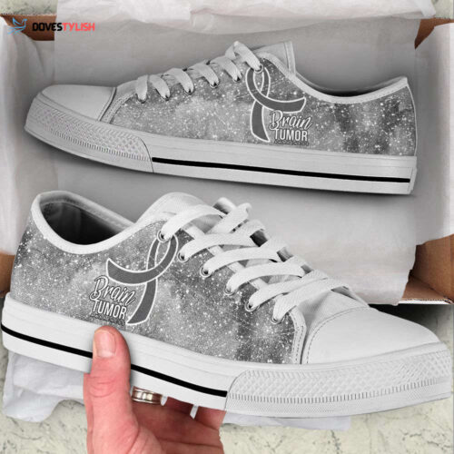 Brain Tumor Shoes Awareness Hope Low Top Shoes Canvas Shoes For Men And Women