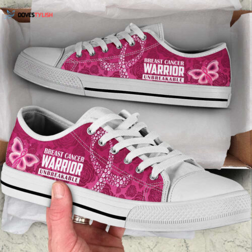 Breast Cancer Shoes Warrior Bf Low Top Shoes Canvas Shoes For Men Women