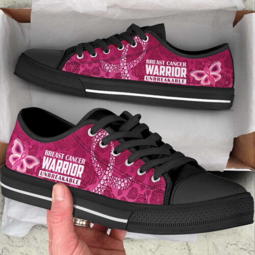 Breast Cancer Shoes Warrior Bf Low Top Shoes Canvas Shoes For Men Women