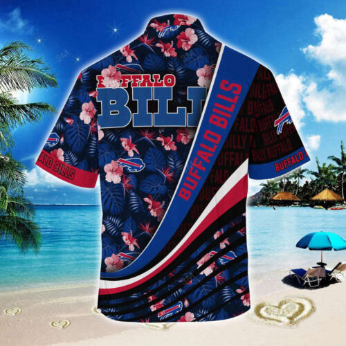 Buffalo Bills NFL-Summer Hawaii Shirt With Tropical Flower Pattern For Fans