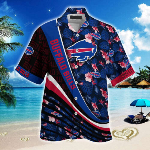 Buffalo Bills NFL-Summer Hawaii Shirt With Tropical Flower Pattern For Fans