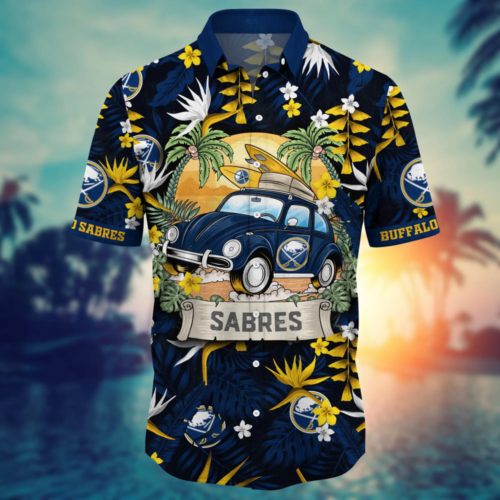 Buffalo Sabres NHL Flower Hawaii Shirt And Tshirt For Fans, Summer Football Shirts