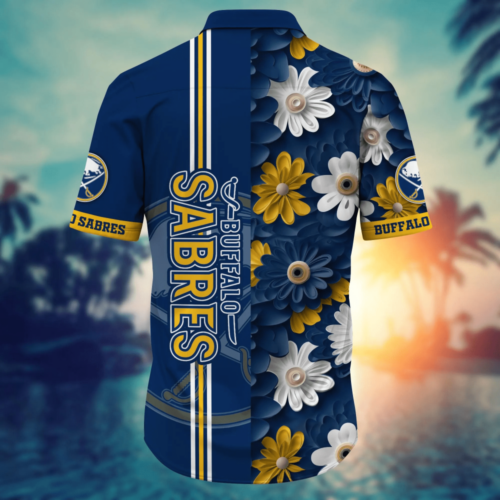 Buffalo Sabres NHL Flower Hawaii Shirt  For Fans, Summer Football Shirts