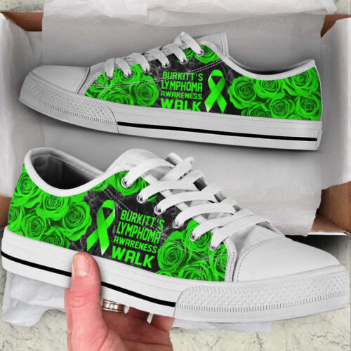 Burkitt’s Lymphoma Shoes Awareness Walk Low Top Shoes Canvas Shoes,  Best Gift For Men And  Women