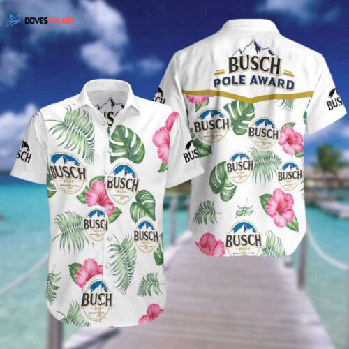 Busch Beer Hawaiian Beach Shirt, Hawaiian Shirts For Men, Custom Hawaiian Shirts