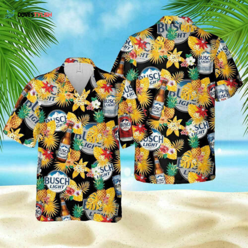 Busch Light Beer Pineapple Hawaiian Shirt For Men And Women And Beach Shorts