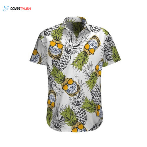Busch Light Pineapple White Hawaiian Hawaiian Shirt For Men And Women