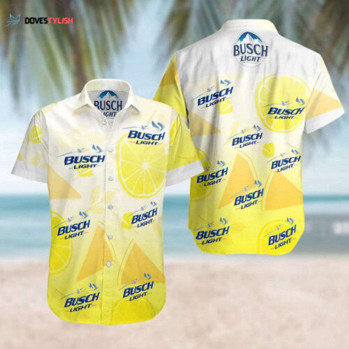 Busch Light Summer Hawaiian Beach Shirt Hawaiian Shirts For Men Custom Hawaiian Shirts