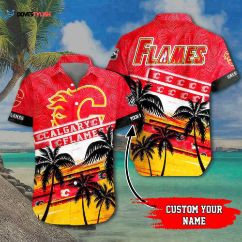 Calgary Flames-NHL Personalized Hawaii Shirt For Men And Women