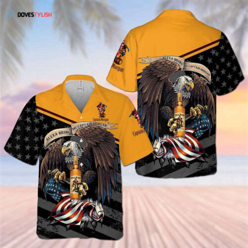 Captain Morgan Eagle Hawaiian Shirt For Men And Women