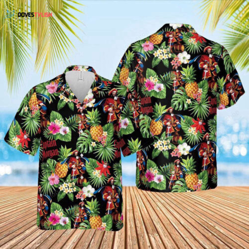 Captain Morgan Rum Pineapple Hawaiian Shirt For Men And Women