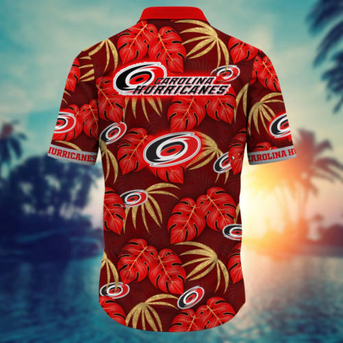 Carolina Hurricanes NHL Flower Hawaii Shirt  For Fans, Summer Football Shirts