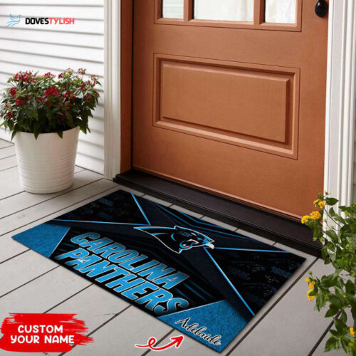 Carolina Panthers NFL, Custom Doormat For Sports Enthusiast This Year