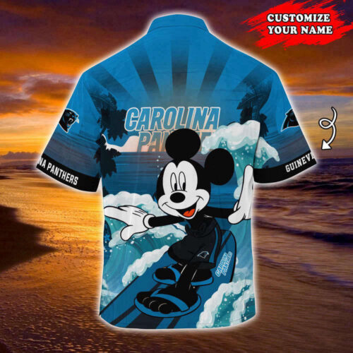 Carolina Panthers NFL-Summer Customized  Hawaiian Shirt For Sports Fans