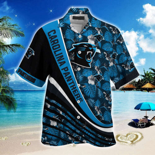 Carolina Panthers NFL-Summer Hawaii Shirt With Tropical Flower Pattern For Fans