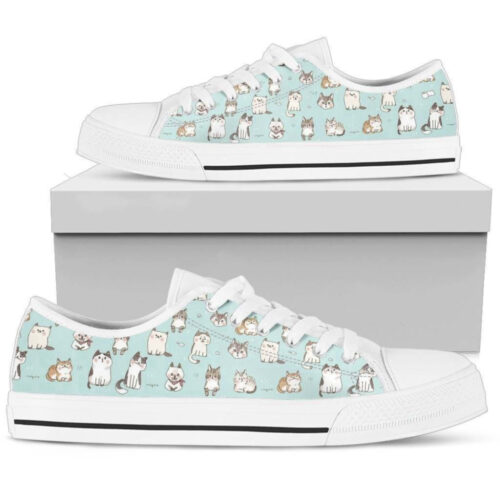Cats Women’s   Low Top Shoes, Best Gift For Women