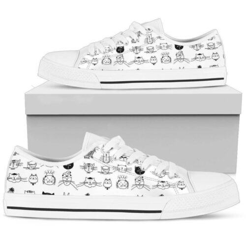 Cats Women’s   Low Top Shoes, Best Gift For Women