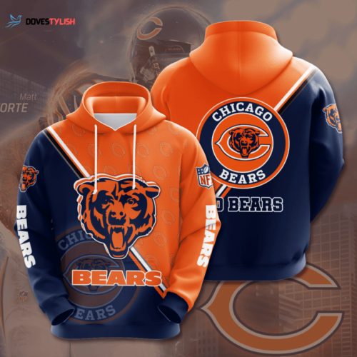 Chicago Bears  3D Hoodie, Best Gift For Men And Women