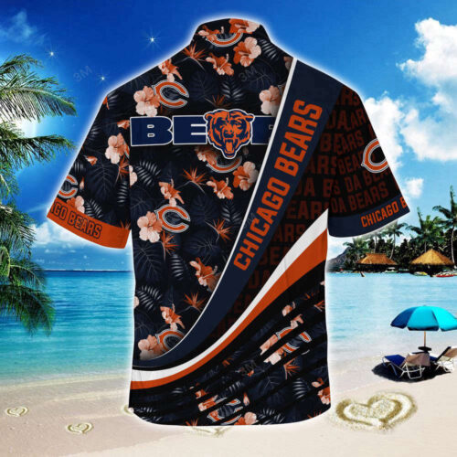 Chicago Bears NFL-Summer Hawaii Shirt With Tropical Flower Pattern For Fans