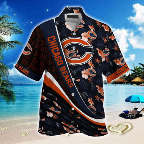 Chicago Bears NFL-Summer Hawaii Shirt With Tropical Flower Pattern For Fans