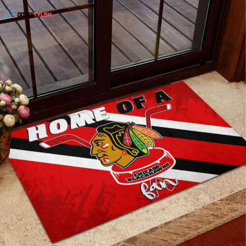 Chicago Blackhawks Doormat, Gift For Home Decor