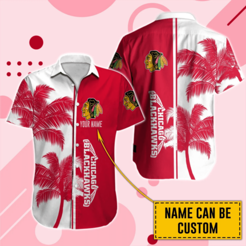 Chicago Blackhawks Hawaii Shirt Men Short Custom Nhl For Men