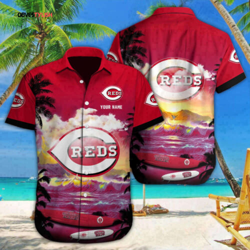 Cincinnati Reds Custom Name Hawaii Shirt For Men And Women