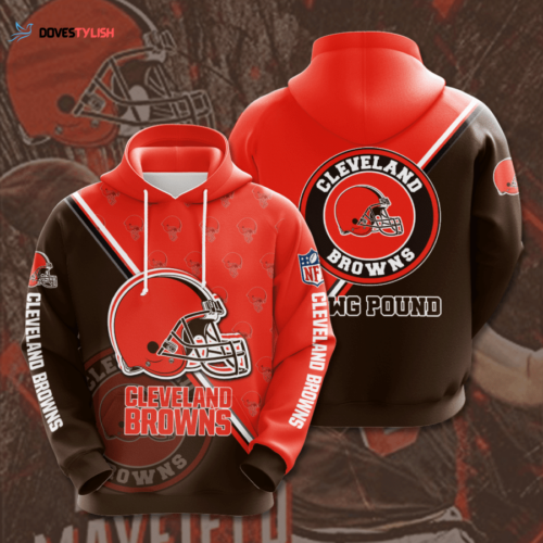 Cleveland Browns 3D Hoodie, Best Gift For Men And Women